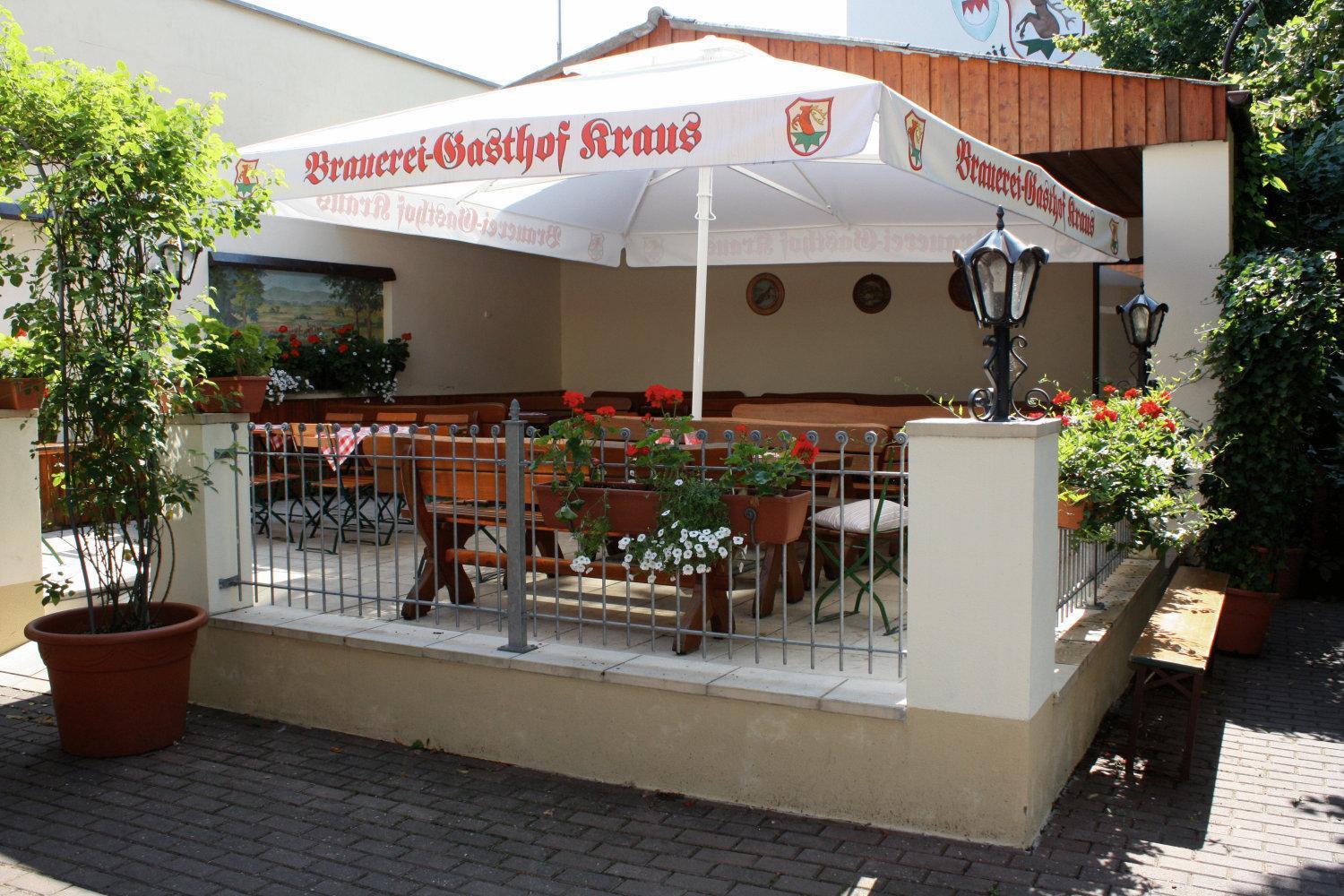 Brauerei Gasthof Kraus Hotel Hirschaid Exterior photo